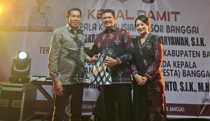 KENAL PAMIT KAPOLRES KAPOLRESTA BANGGAI